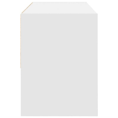 STOJAK NA BUTY SZTAPLOWANY BIAŁY 89,5X30X40CM