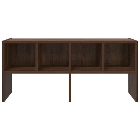 STOJAK NA BUTY SZTAPLOWANY BRĄZOWY DĄB 89,5X30X40CM