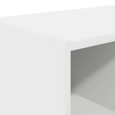 STOJAKI NA BUTY 2 SZT. SZTAPLOWANE BIAŁE 89,5X30X40CM