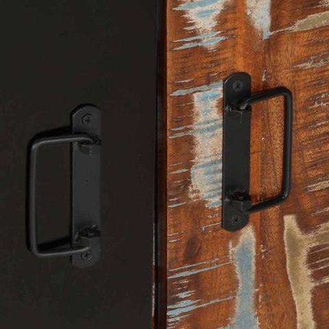 SZAFKA KONSOLOWA KOLOROWA 70X35X70CM LITE DREWNO Z ODZYSKU