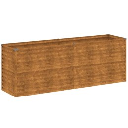 PODWYŻSZONA DONICA 196X50X69CM STAL KORTENOWSKA