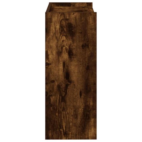 STOJAK NA BUTY PRZYDYMIONY DĄB 60X25X62CM