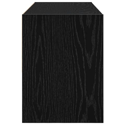 STOJAK NA BUTY SZTAPLOWANY CZARNY 89,5X30X40CM