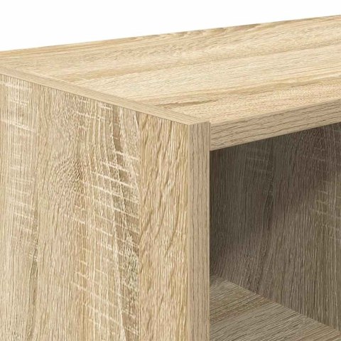 STOJAK NA BUTY SZTAPLOWANY DĄB SONOMA 89,5X30X40CM