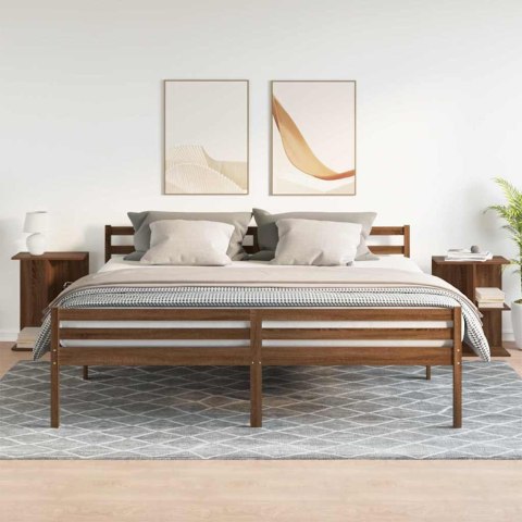 STOLIKI NOCNE 2 SZT. BRĄZOWY DĄB 46,5X29X61CM