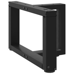 NOGI DO STOLIKA KAWOWEGO W KSZTAŁCIE LITERY T 2 SZT. CZARNE