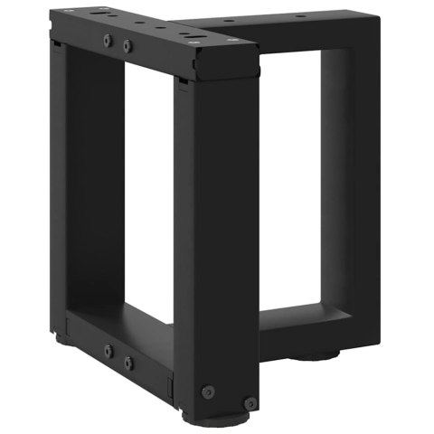 NOGI DO STOLIKA KAWOWEGO W KSZTAŁCIE LITERY T 2 SZT. CZARNE