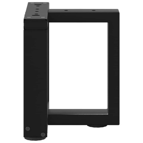 NOGI DO STOLIKA KAWOWEGO W KSZTAŁCIE LITERY T 2 SZT. CZARNE