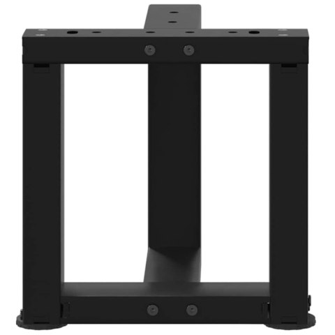 NOGI DO STOLIKA KAWOWEGO W KSZTAŁCIE LITERY T 2 SZT. CZARNE