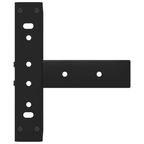 NOGI DO STOLIKA KAWOWEGO W KSZTAŁCIE LITERY T 2 SZT. CZARNE