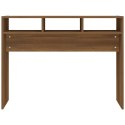 STOLIK KONSOLOWY BRĄZOWY DĄB 105X30X80CM