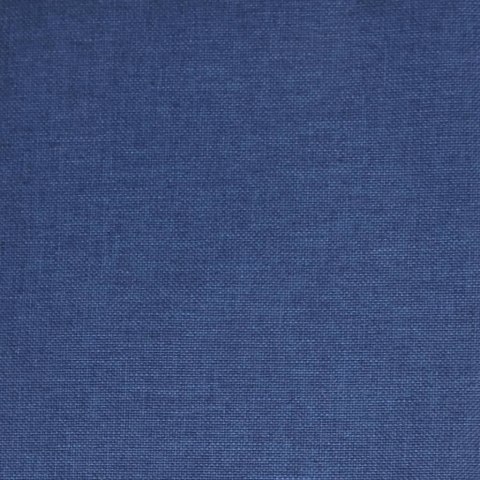 FOTEL BUJANY Z PODNÓŻKIEM NIEBIESKI OBITY TKANINĄ