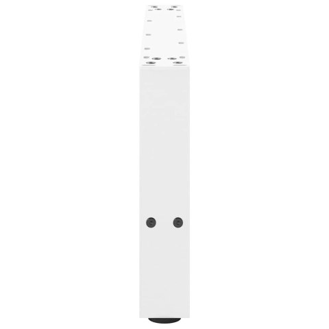 NOGI DO STOLIKA KAWOWEGO BIAŁE 2 SZT. 70X(30-31)CM STAL