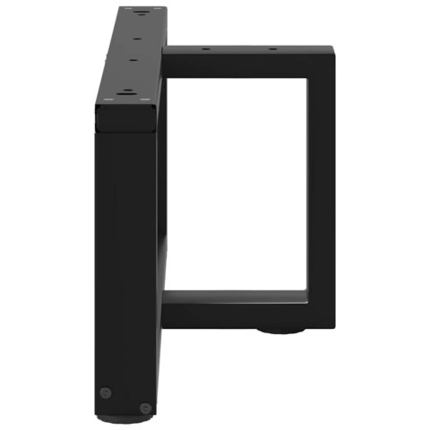 NOGI DO STOLIKA KAWOWEGO W KSZTAŁCIE LITERY T 2 SZT. CZARNE