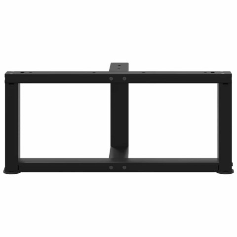 NOGI DO STOLIKA KAWOWEGO W KSZTAŁCIE LITERY T 2 SZT. CZARNE