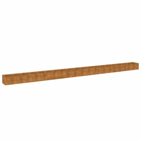 PODWYŻSZONA DONICA 770X50X36CM STAL KORTENOWSKA