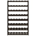 STOJAK NA 56 BUTELEK WINA CZARNY LITE DREWNO SOSNOWE