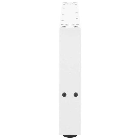 NOGI DO STOLIKA KAWOWEGO BIAŁE 2 SZT. 60X(30-31)CM STAL