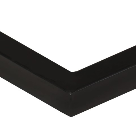 STOLIK BOCZNY W KSZTAŁCIE U 45X30X61CM LITE DREWNO AKACJOWE