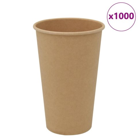 PAPIEROWE KUBKI 1000 SZT. 16OZ 400ML BRĄZOWY