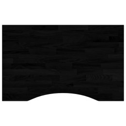 BLAT BIURKA CIEMNOBRĄZOWY 80X50X2,5CM LITE DREWNO DĘBOWE