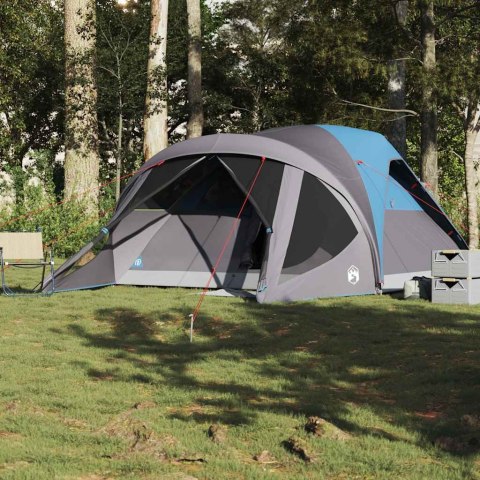 NAMIOT RODZINNY TUNELOWY 6-OS. NIEBIESKI WODOSZCZELNY