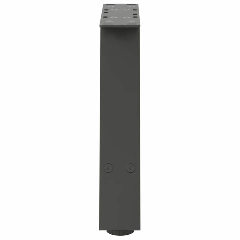 NOGI DO STOLIKA KAWOWEGO 2 SZT. ANTRACYT 40X(30-31)CM STAL