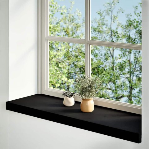 PARAPETY 2 SZT. CIEMNOBRĄZOWY 70X25X2CM LITE DREWNO DĘBOWE