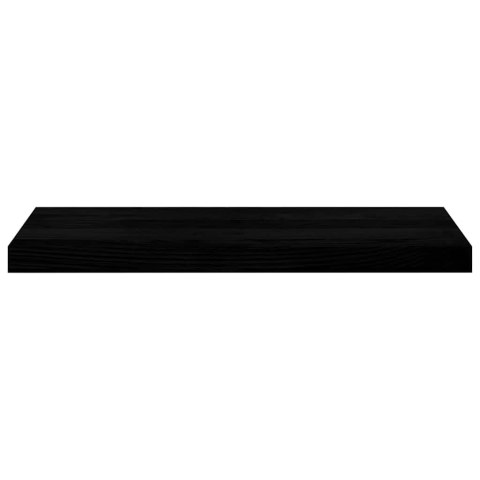PARAPETY 2 SZT. CIEMNOBRĄZOWY 70X25X2CM LITE DREWNO DĘBOWE