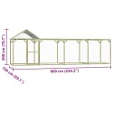 KLATKA DLA KURCZĄT KUR KACZEK GĘSI 6X1,5X2M STAL