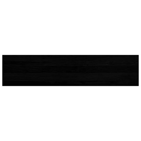 PARAPETY 2 SZT. CIEMNOBRĄZOWY 110X25X2CM LITE DREWNO DĘBOWE