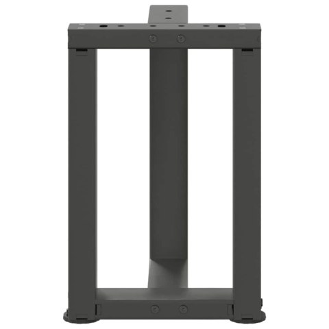 NOGI DO STOLIKA KAWOWEGO 2 PCS. ANTRACYT 28X25X(42-43)CM