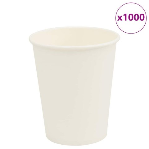 PAPIEROWE KUBKI 1000 SZT. 8OZ 200ML BIAŁY