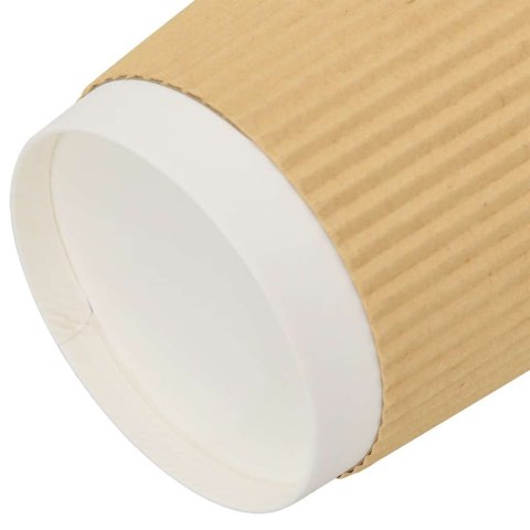 PAPIEROWE KUBKI 500 SZT. 16OZ 400ML BRĄZOWY
