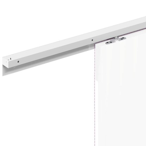 SYSTEM DO MONTAŻU DRZWI PRZESUWNYCH 200CM ALUMINIUM SREBRNY