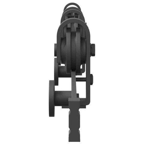 SYSTEM DO MONTAŻU DRZWI PRZESUWNYCH 200CM STAL CZARNY