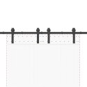 SYSTEM DO MONTAŻU DRZWI PRZESUWNYCH 200CM STAL CZARNY