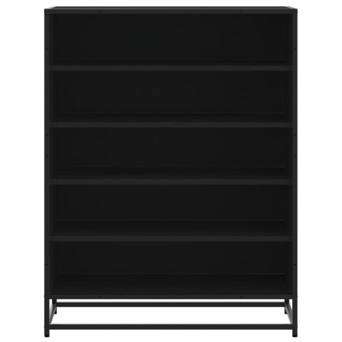 SZAFKA NA BUTY CZARNA 75X38X97,5CM