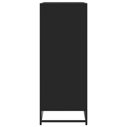 SZAFKA NA BUTY CZARNA 75X38X97,5CM