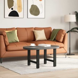 NOGI DO STOLIKA KAWOWEGO CZARNE 2 SZT. 60X(42-43)CM STAL