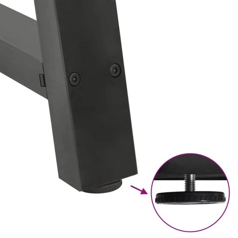 NOGI DO STOLIKA KAWOWEGO 2 SZT. ANTRACYT 70X(72-73)CM STAL