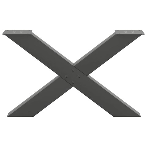 NOGI DO STOLIKA KAWOWEGO W KSZTAŁCIE LITERYX2 SZT. ANTRACYT