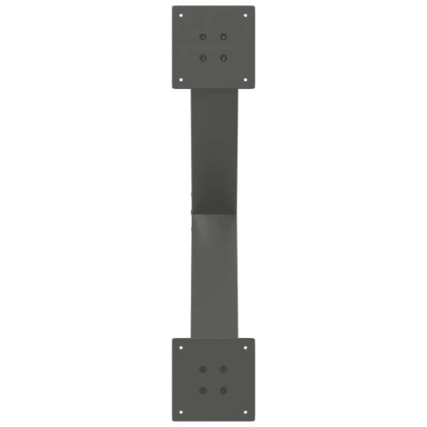 NOGI DO STOLIKA KAWOWEGO W KSZTAŁCIE LITERYX2 SZT. ANTRACYT