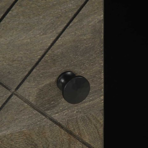 STOLIK KAWOWY CZARNY 100X54X40CM LITE DREWNO MANGO