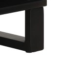 SZAFKA CZARNA 80X33X75CM LITE DREWNO MANGO