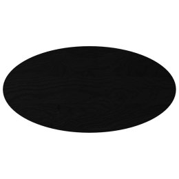 BLAT DO STOŁU BRĄZOWY 100X50X2CM LITE DREWNO DĘBOWE OWALNY