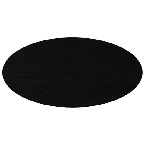 BLAT DO STOŁU BRĄZOWY 100X50X2CM LITE DREWNO DĘBOWE OWALNY