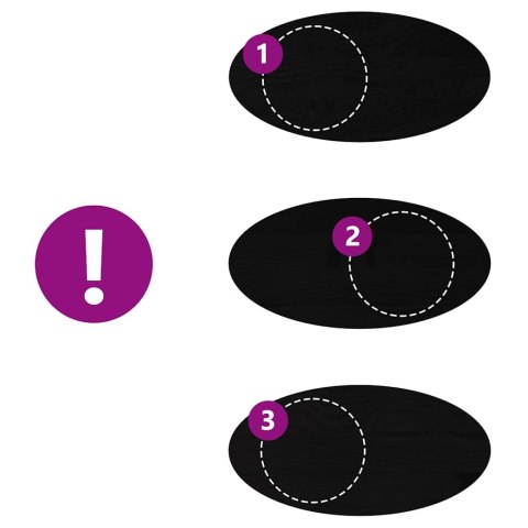 BLAT DO STOŁU BRĄZOWY 100X50X2CM LITE DREWNO DĘBOWE OWALNY