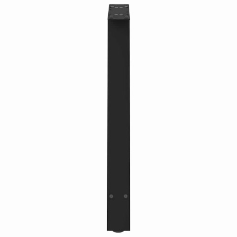 NOGI DO STOLIKA KAWOWEGO 2 SZT. CZARNE 70X(72-73)CM STAL