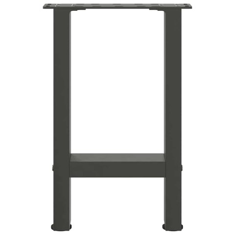 NOGI DO STOLIKA KAWOWEGO ANTRACYT 2 SZT. 28X(42-43)CM STAL